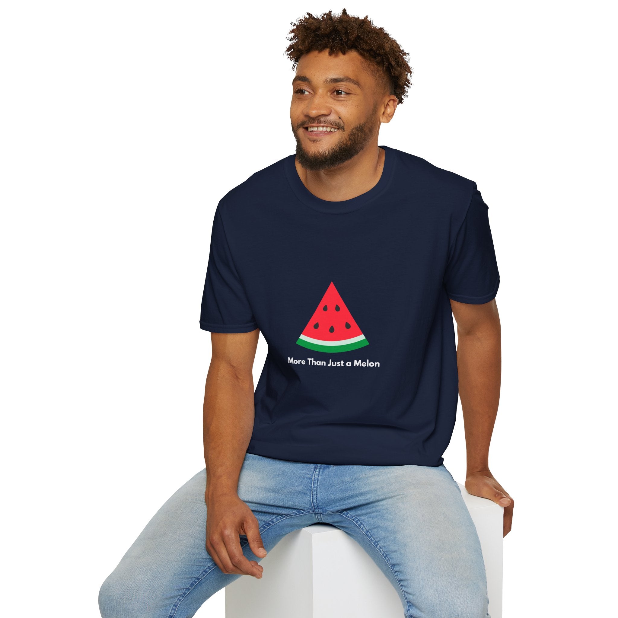 Unity & Solidarity Watermelon Print T-Shirt - Embrace Palestinian Cause with Style