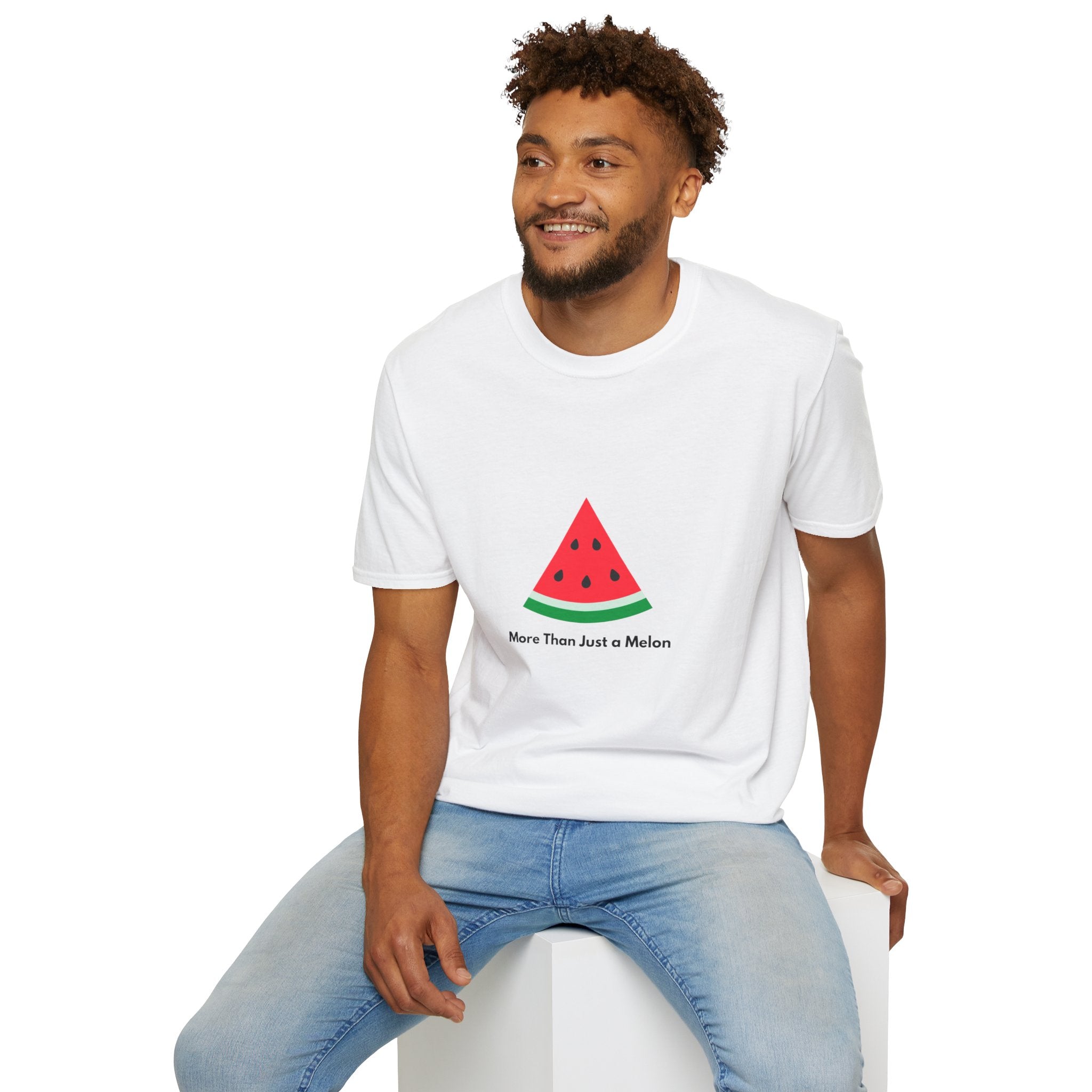 Unity & Solidarity Watermelon Print T-Shirt - Embrace Palestinian Cause with Style