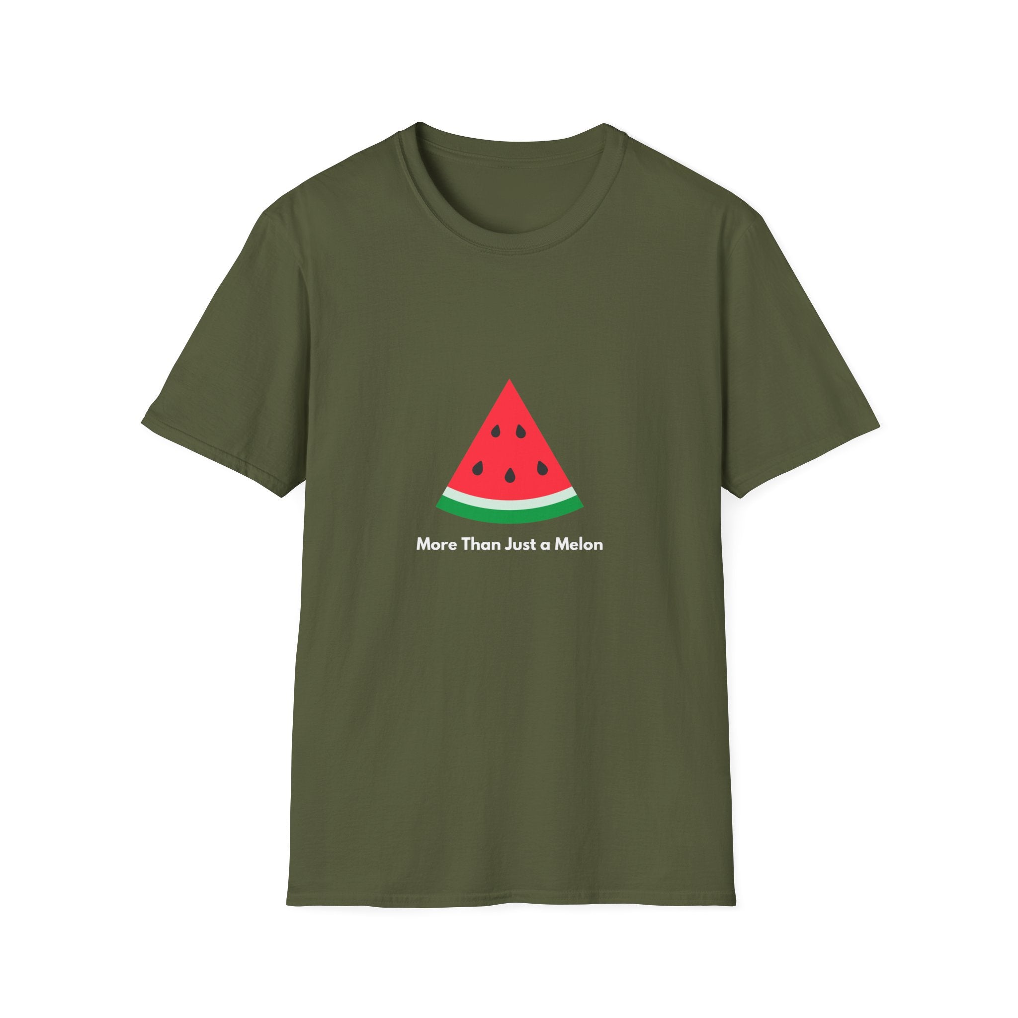 Unity & Solidarity Watermelon Print T-Shirt - Embrace Palestinian Cause with Style