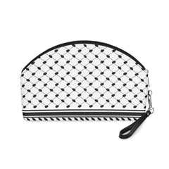 Exquisite Palestinian-Themed Keffiyeh Makeup Bag - Geometric Patterns Meet Nostalgic Style