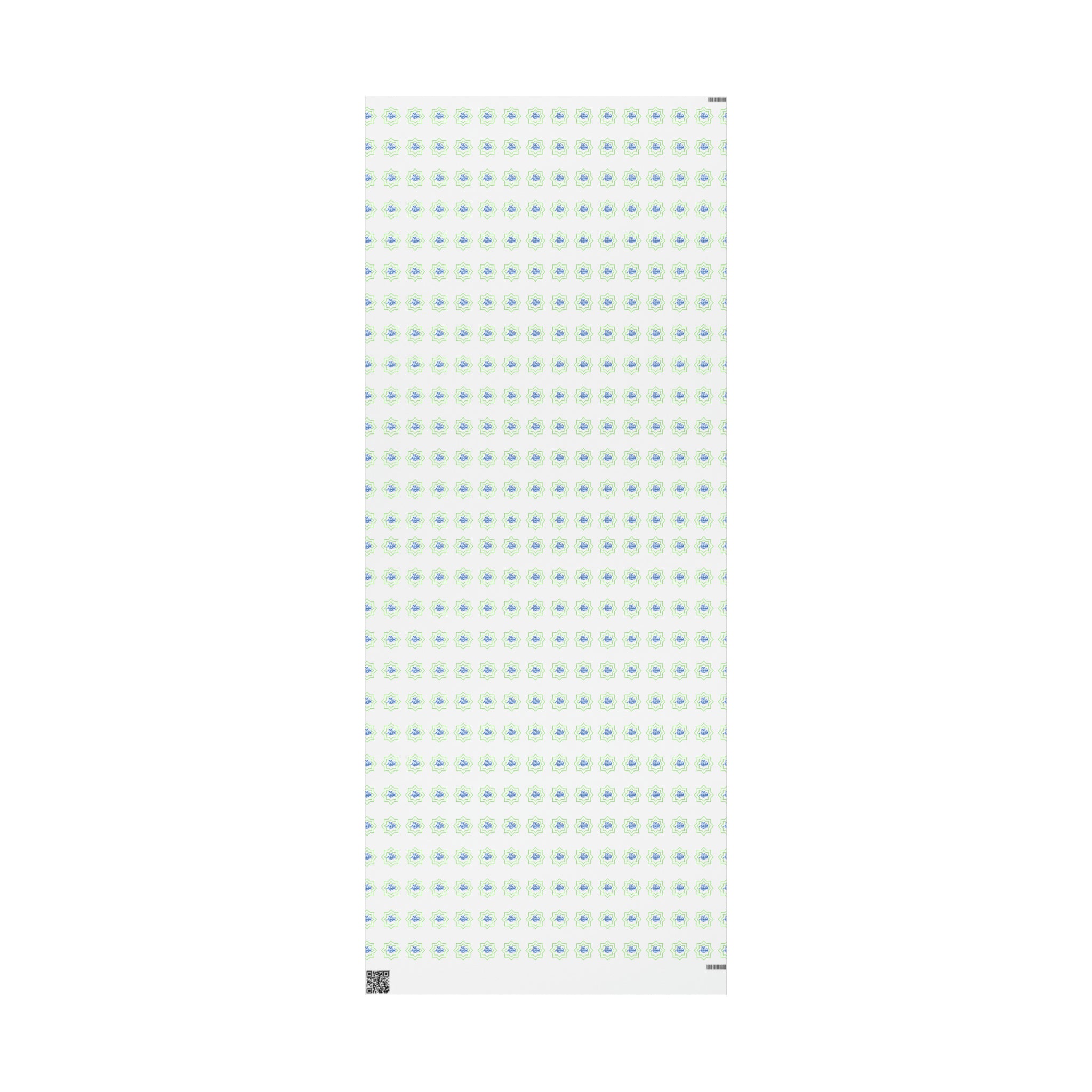 A sheet of Medina Roots Eid Celebration Wrapping Paper with a uniform pattern celebrating Eid.