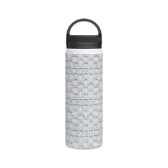 Modern Geometric Patterned Stainless Steel Tumbler - Elevate Your Hydration Experience in Style