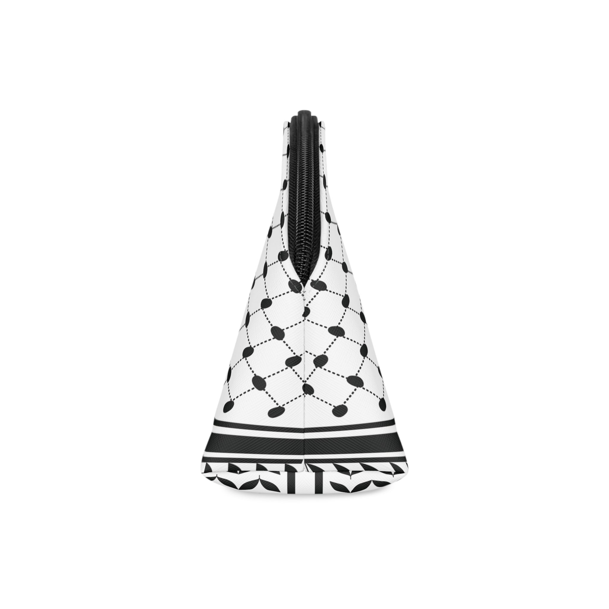 Exquisite Palestinian-Themed Keffiyeh Makeup Bag - Geometric Patterns Meet Nostalgic Style