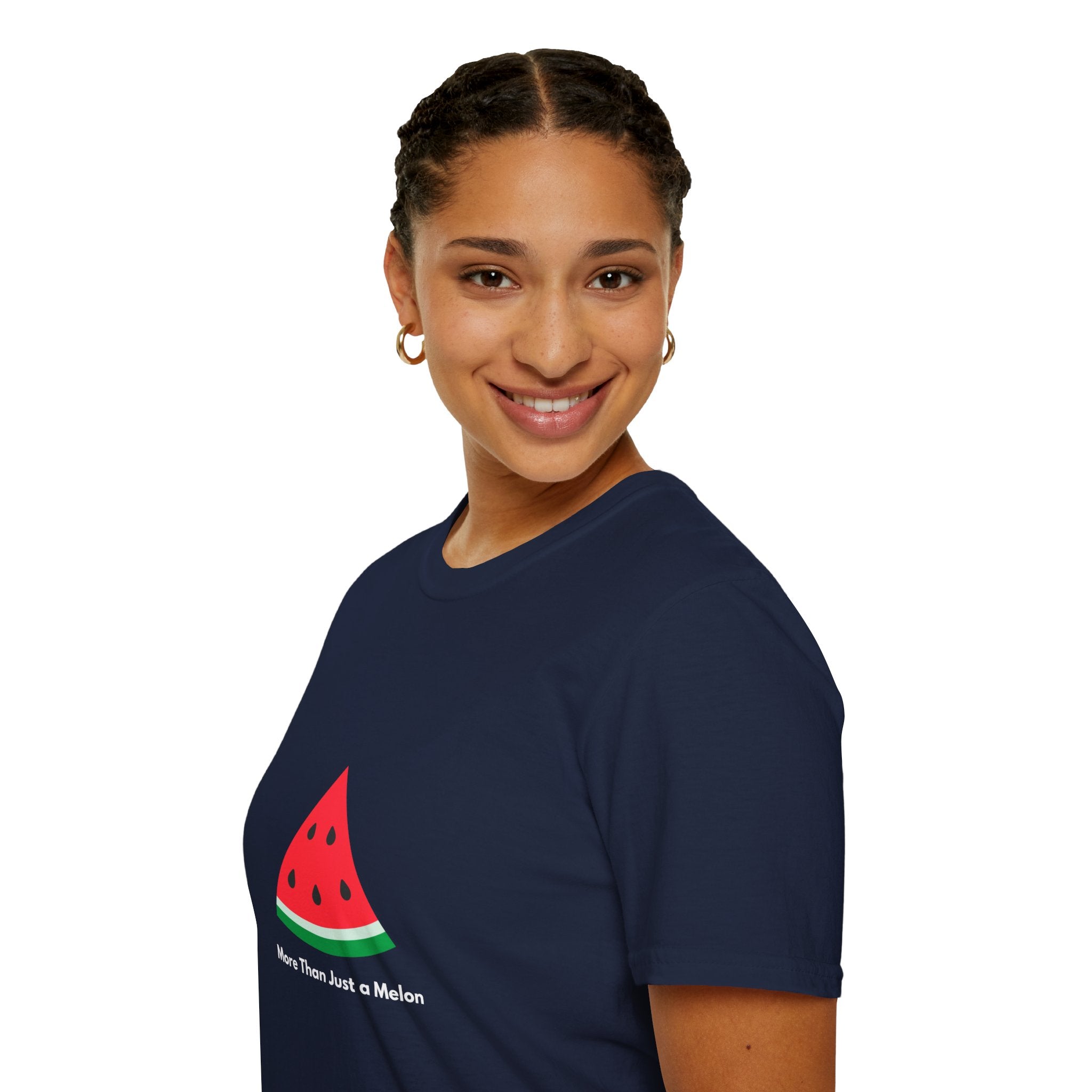 Unity & Solidarity Watermelon Print T-Shirt - Embrace Palestinian Cause with Style