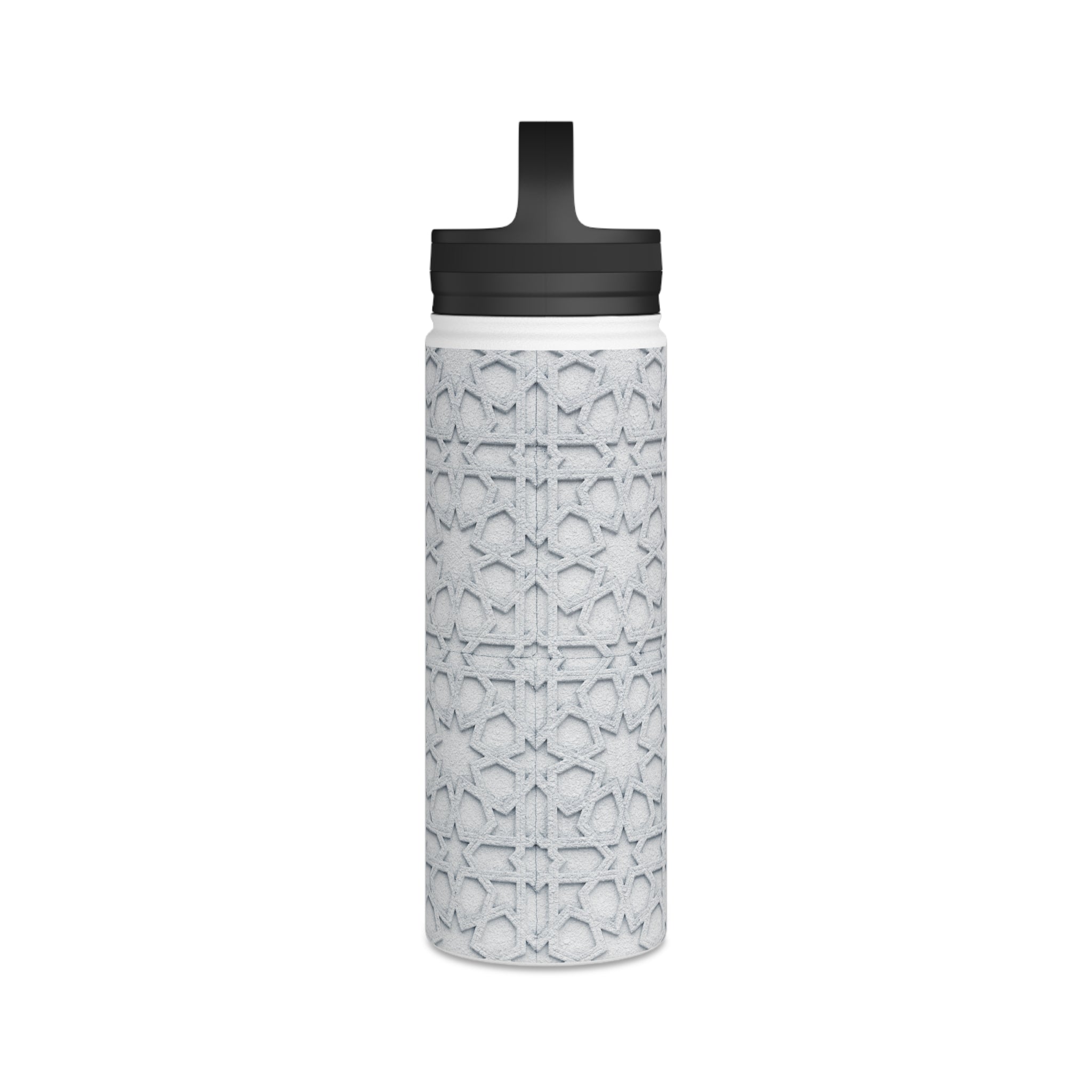 Modern Geometric Patterned Stainless Steel Tumbler - Elevate Your Hydration Experience in Style