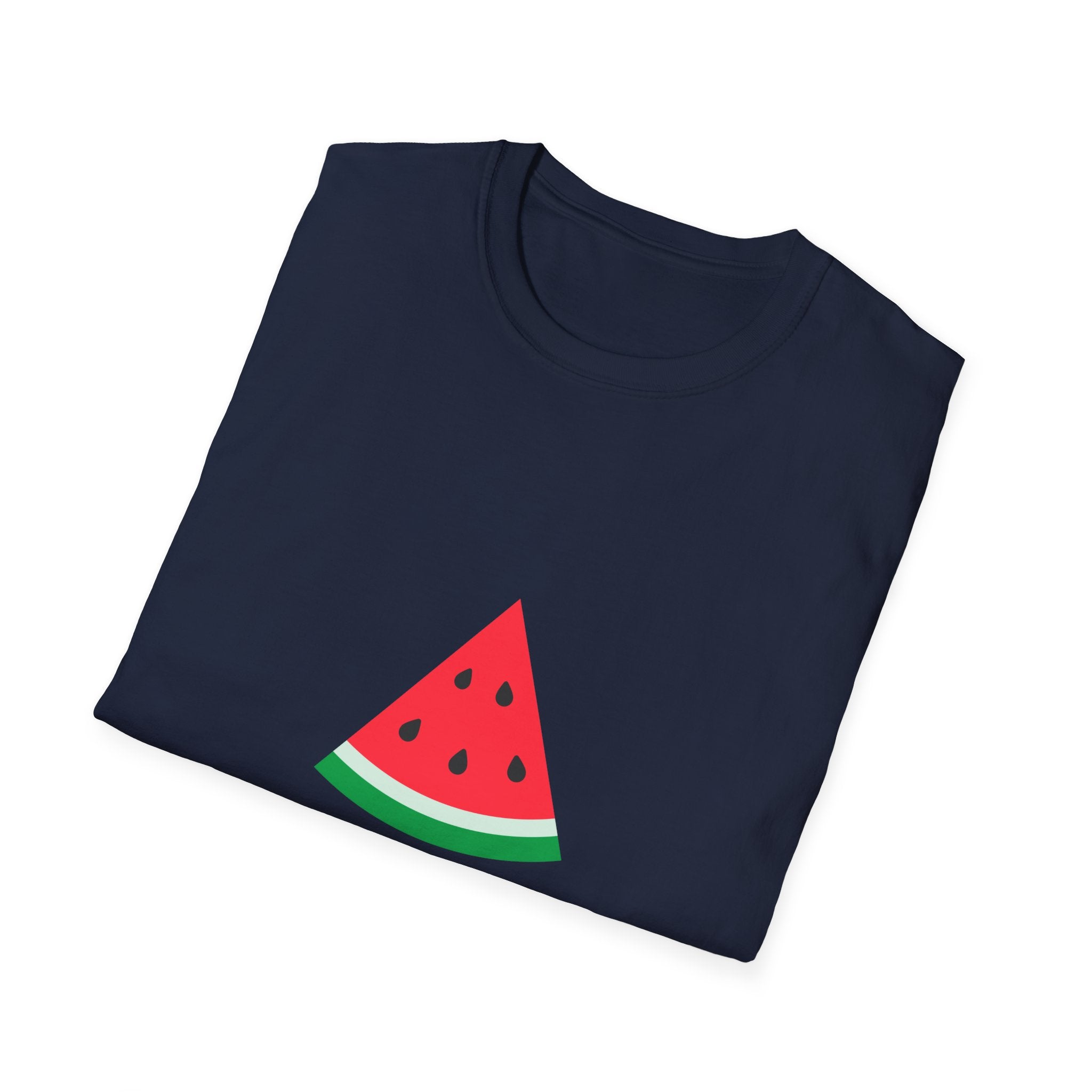 Unity & Solidarity Watermelon Print T-Shirt - Embrace Palestinian Cause with Style