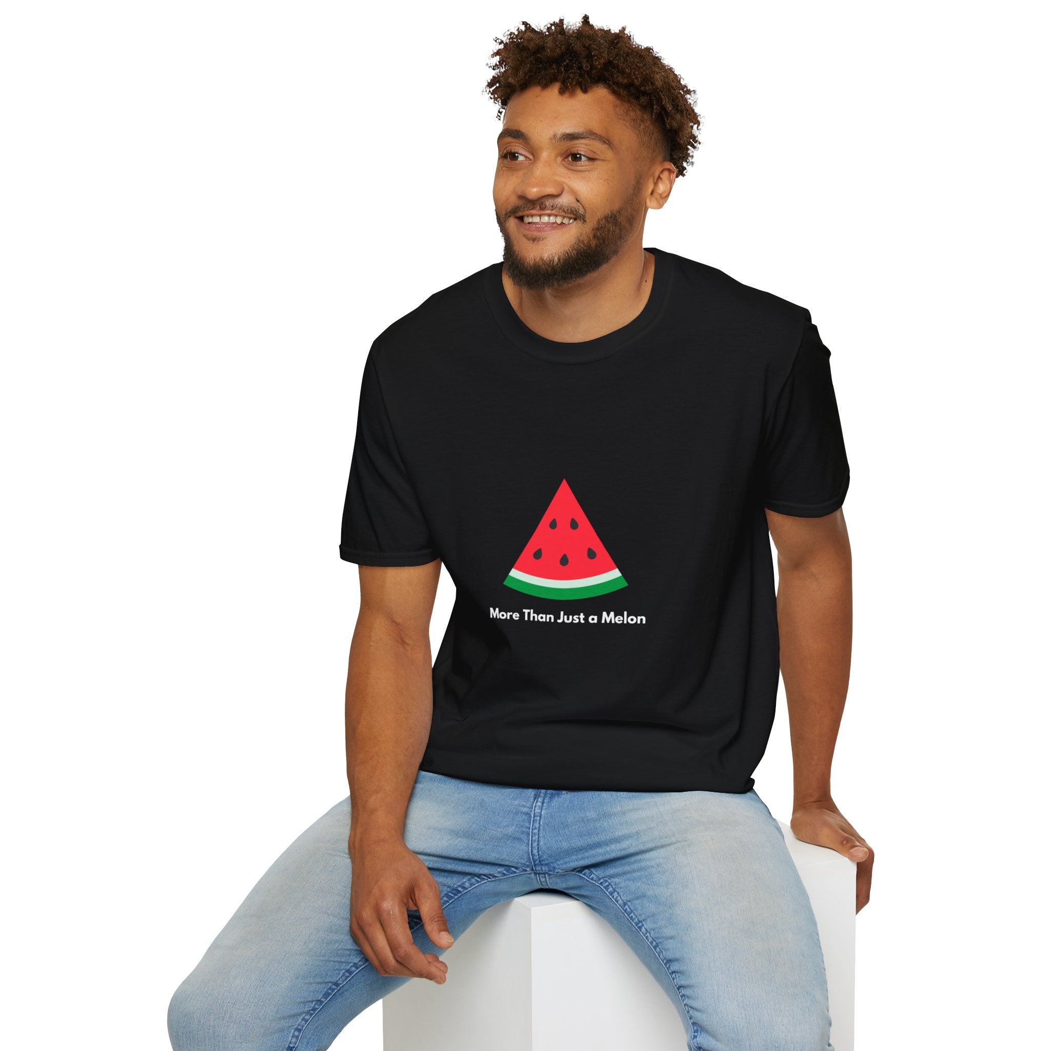 Unity & Solidarity Watermelon Print T-Shirt - Embrace Palestinian Cause with Style