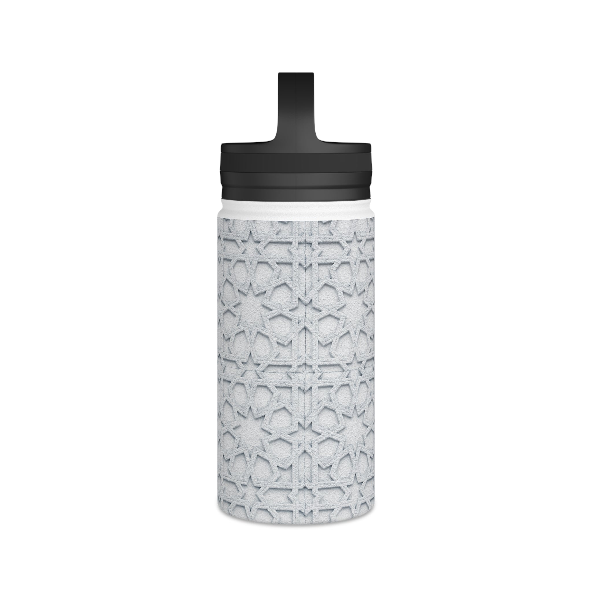 Modern Geometric Patterned Stainless Steel Tumbler - Elevate Your Hydration Experience in Style