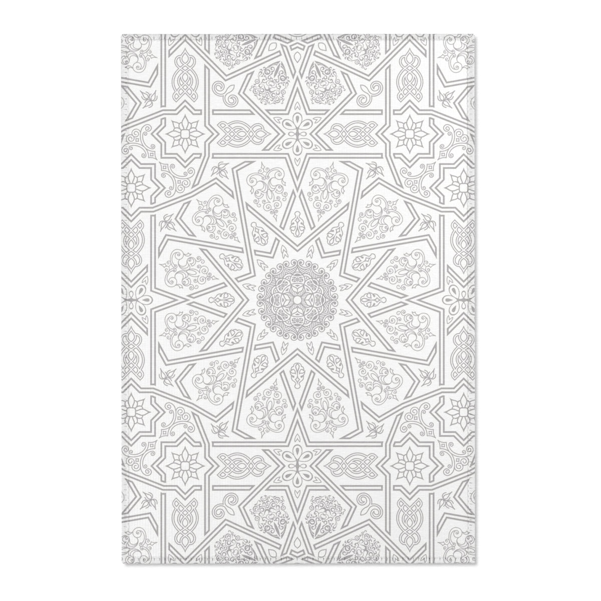 Exquisite Arabesque Area Rug - Geometric Elegance for Timeless Home Decor