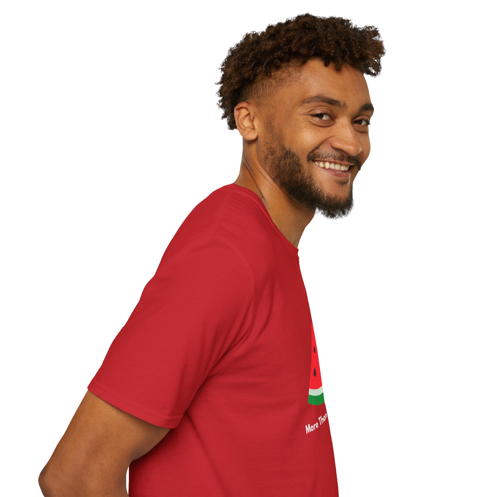 Unity & Solidarity Watermelon Print T-Shirt - Embrace Palestinian Cause with Style