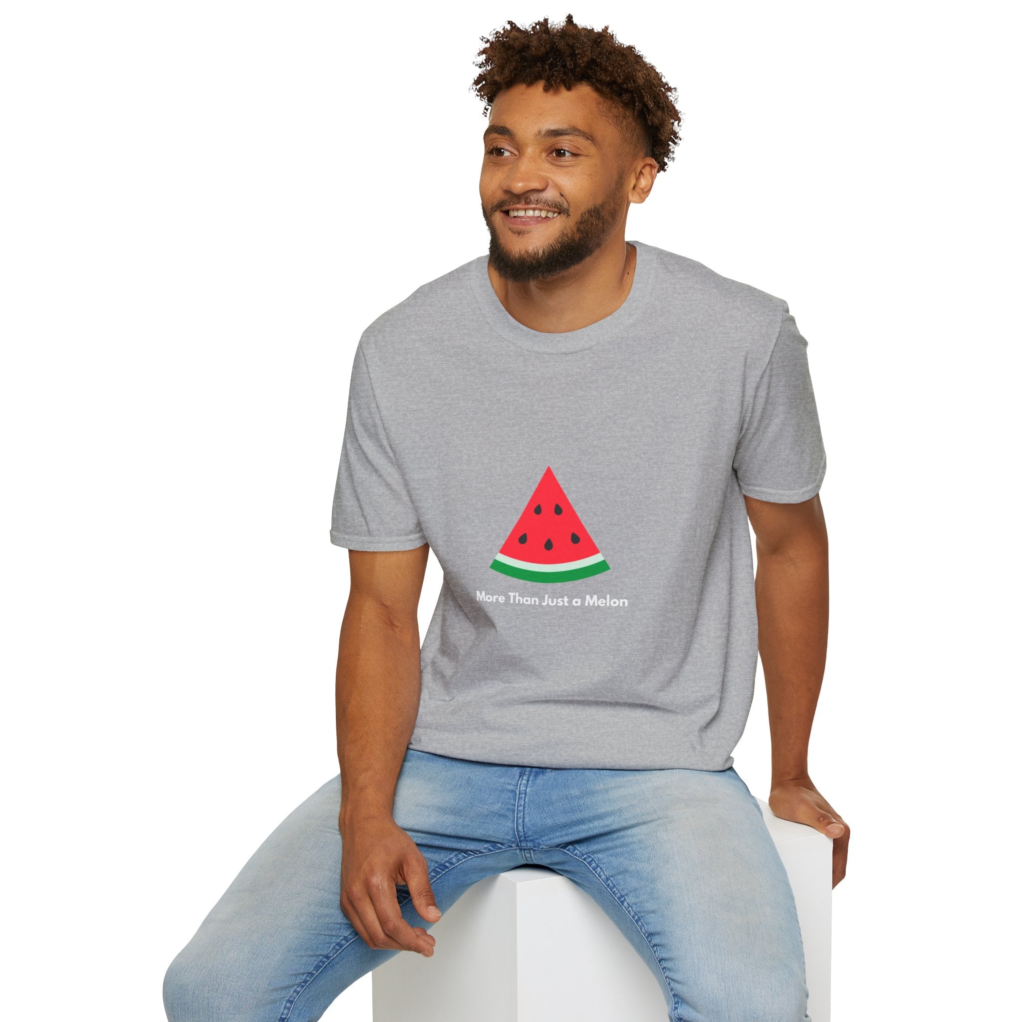 Unity & Solidarity Watermelon Print T-Shirt - Embrace Palestinian Cause with Style