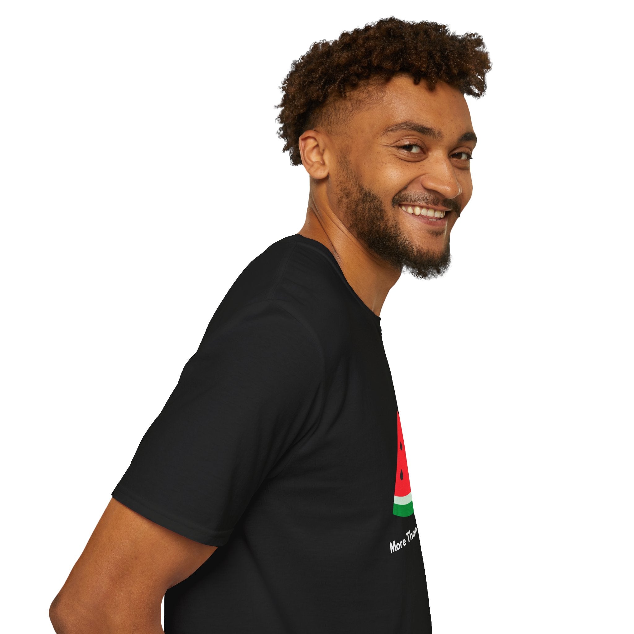 Unity & Solidarity Watermelon Print T-Shirt - Embrace Palestinian Cause with Style