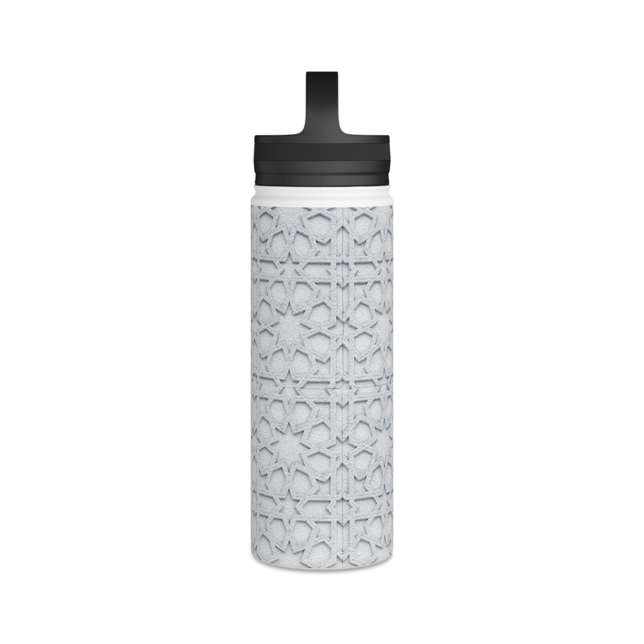 Modern Geometric Patterned Stainless Steel Tumbler - Elevate Your Hydration Experience in Style