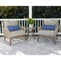 Granada 4 - Person Outdoor Seating Group with Sunbrella Cushions